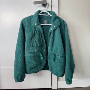 Free People Hit the Slopes Jacket XS  Bright Forest